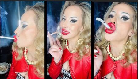 Smoking marlboro 100 red extra Hard