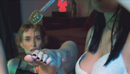 Would You Lick My Honey Feet?