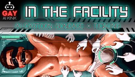 Gay AI Kink Presents: In The Facility (Tickling + Bondage Cartoon Mini Clip)