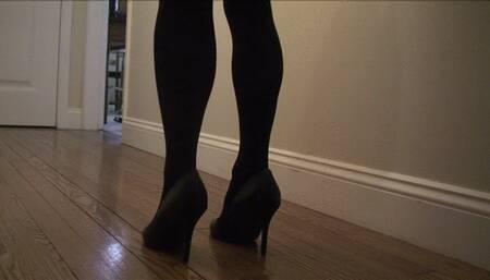 Lilly in the hall being sexy, remade