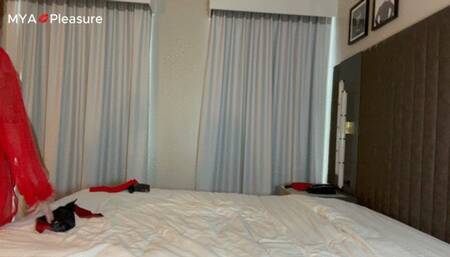 Bondage Bedroom Lapdance-Side Angle