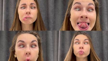 Making silly faces, eyes crossed (custom video) part 2