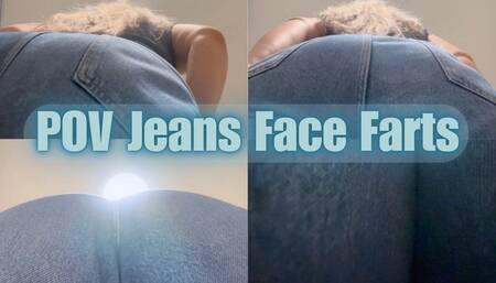 POV : Stinky Farts Up Close in Jeans