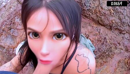 Garota Em Publico Adora Chupar Engole Tudo! With Hentai Anime, Abella Danger And Anime Hentai