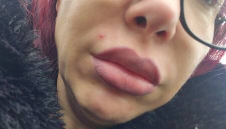 Huge Burps From the Sensual Lips of Lavinia Outdoor
