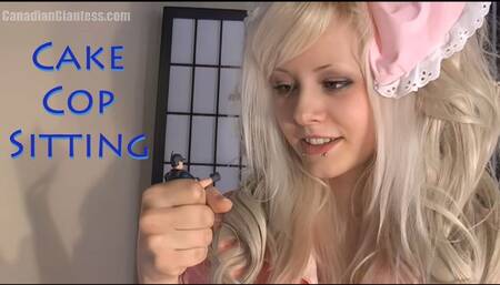 Cake Cop Sitting - HD 1080p Version - Enhanced Edition