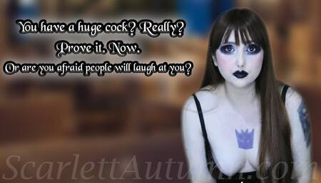 Date makes you prove your dick size, in public - WMV HD 1080p