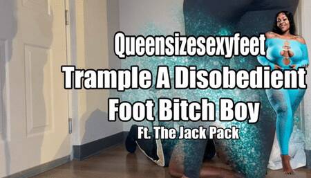 Trample A Disobedient Foot Bitch Boy