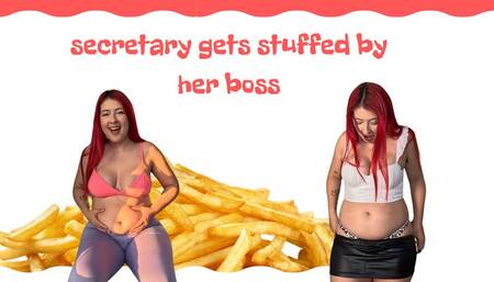 secretary gets stuffed by her boss