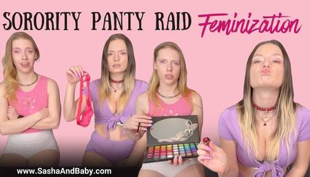 Sorority Panty Raid Feminization