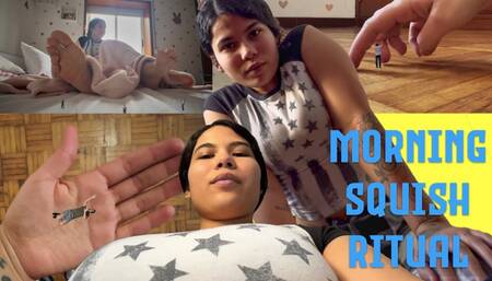 My Morning Squish Ritual - 4k - Latina Giantess Kelly