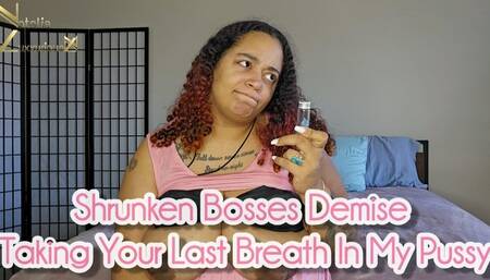 Shrunken Bosses Demise Taking His Last Breath In My Pussy 1080