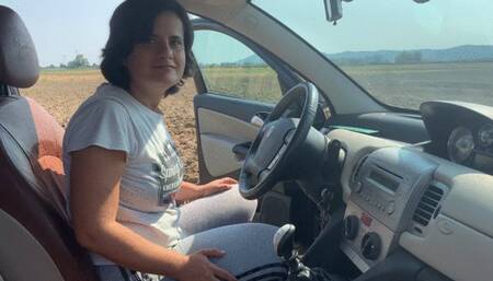 mix video of pedal pumping with sneakers and honking my car horn with different body parts like boobs ass and feet