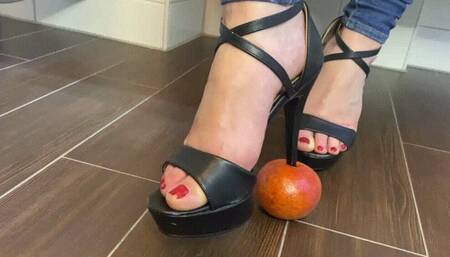 Orange Crush with High Heels