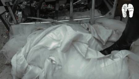 End of a Wedding Dress shredder part