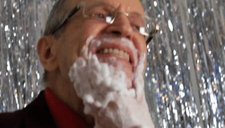 Old man and naked girls