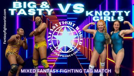 FFGMIX Knotty Girls vs Big and Tasty Mixed Tag Team Match mp4