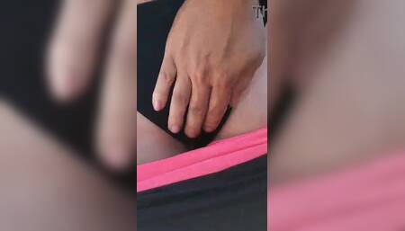 Indian Girl Fulfilling Bet Under the Bridge