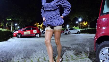 In Several Layers of Nylons and Diaper Shorts and Peeing with a Walk