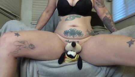 Face Sitting Plushie Pup