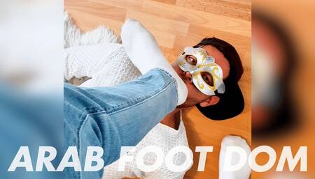 Arab Master Powerful Foot Domination