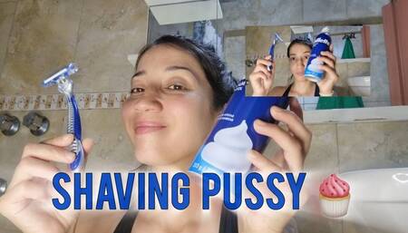Traditional pussy shaving