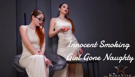 4K Innocent Smoking Girl Gone Naughty
