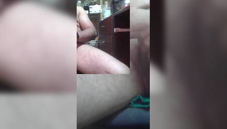 Daddy Plays with His Big Cock and Cums