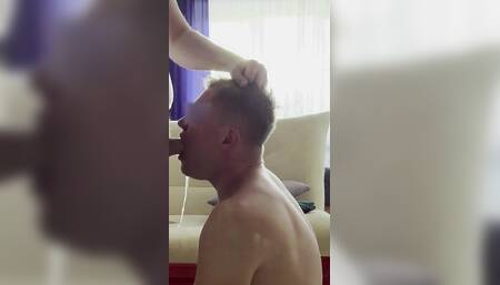 A Lot of Cum in the Mouth. Hot Boy
