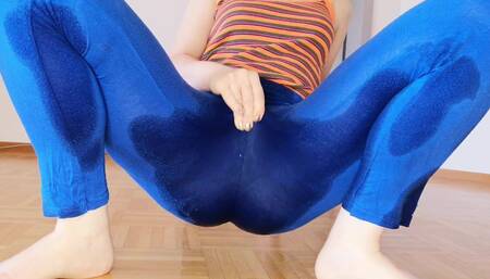 Raven: Wetting Desperate Yoga Pants