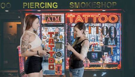 Tattoo Payment TICKLE time - MYA PLEASURE & SUMMER RAEZ HIDEF MOV