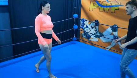 Former circus gymnast vs young guy