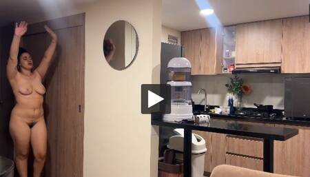 Would you like to be eaten by Giantess cinicluu? naked, with big tits, big ass, and perfect big feet 1080P MP4