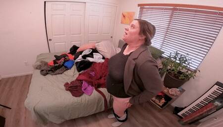 Stepson dumps his load in his stepmom