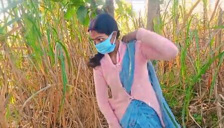 Village Sister in Law Fucked Field in Sugarcane Video