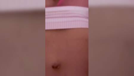 The Stepson Filmed His Stepmother's Pussy on the Phone Camera After He Came Inside Her