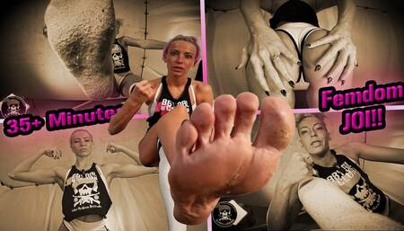 GoddessBBGRL OWNS my COCK - Femdom Marathon JOI (foot and ass worship)