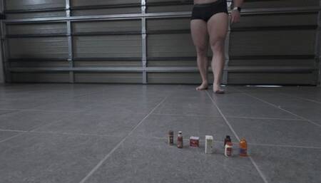 Muslce Giant Catches you After Grocery Shopping then Swallows you Whole Vore Giant Fetish