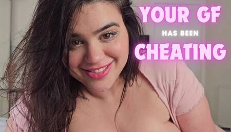 Cheating GF comes home with facial and panties full of cum