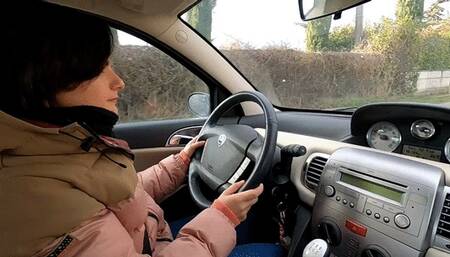 video mix guide: brake test with high heels and high speed driving in reverse