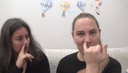 We check who have more boogers