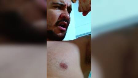 Latin Muscle Worship and Big Cumload