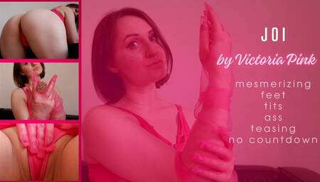 Mesmerizing JOI in pink gloves from Goddess