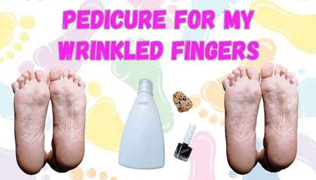 Pedicure for my wrinkled soles