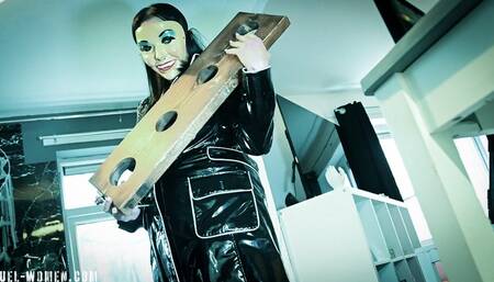 Masked Bitch Part 5 - locked in stocks *wmv*