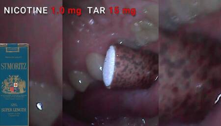 Smoking St Moritz menthol 120s inside