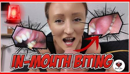 In-Mouth COCK BITING | A New perspective how a cock get crushed by teeth