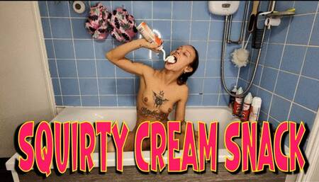 Squirty Cream Snack