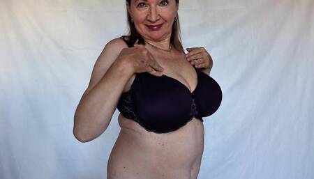 Huge Natural Boobs Deserve Sexy Lingerie