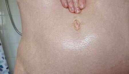 Belly Button Massage with Oil